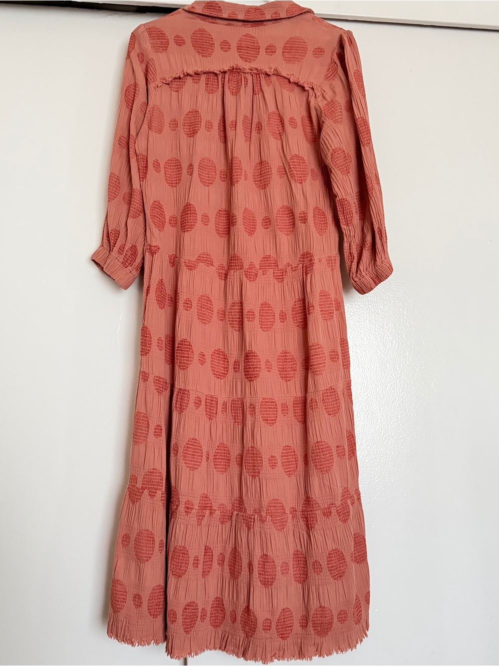 Umgee Polka Dot Midi Dress - Picture 3 of 4